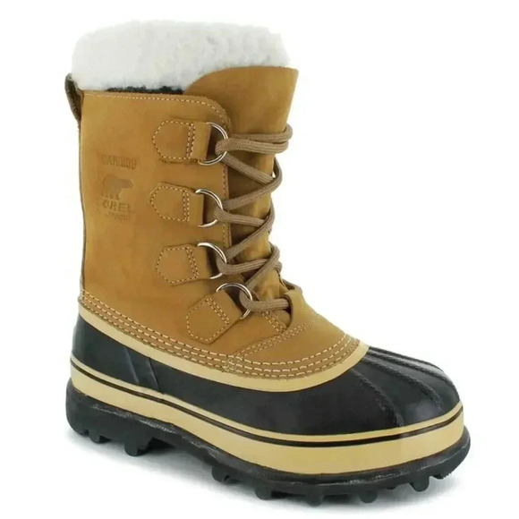Sorel Caribou Waterproof Nubuck Leather Boots - Picture 1 of 8
